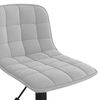 vidaXL Chaises pivotantes &agrave; manger lot de 2 gris clair velours
