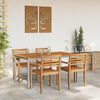 vidaXL Table de jardin Naturel et gris 150 x 90 x 75 cm