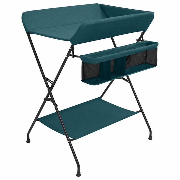 vidaXL Table &agrave; langer Vert Fer