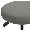 vidaXL Chaises &agrave; manger lot de 2 Gris fonc&eacute; Velours