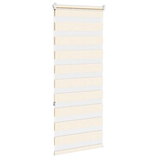 vidaXL Store z&egrave;bre beige marbr&eacute; largeur du tissu 60,9 cm polyester