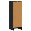 vidaXL Cabinet &agrave; chaussures avec &eacute;tag&egrave;re Ch&ecirc;ne noir 32 x 35 x 92 cm