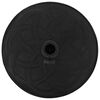vidaXL Socle de parasol Noir B&eacute;ton Rond 15 kg