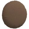 vidaXL Coussins de si&egrave;ge 2 pcs Marron &Oslash;60 x 21 cm tissu