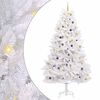 vidaXL Sapin de No&euml;l artificiel 300 cm PVC et Acier Blanc
