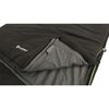 Outwell Sac de couchage Contour Noir nuit Fermeture &eacute;clair droite