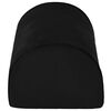 vidaXL Coussin de repose-pieds Uni Noir