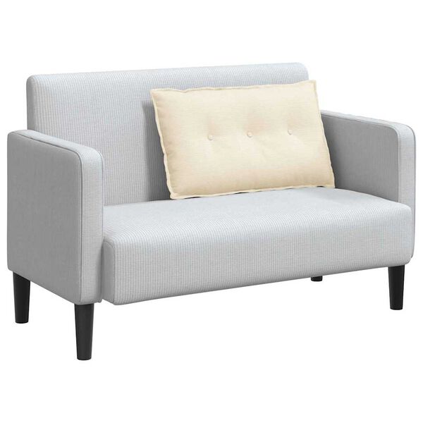 vidaXL Coussin de Dos Cr&egrave;me 80 x 50 cm Tissu en velours c&ocirc;tel&eacute;