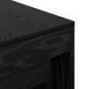 vidaXL Table basse 3 pcs Ch&ecirc;ne noir Bois d'ing&eacute;nierie