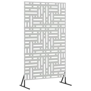 vidaXL &Eacute;cran de confidentialit&eacute; Gris 100 x 50 x 180 cm Acier