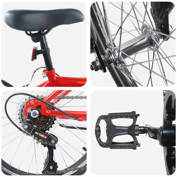 vidaXL V&eacute;lo pour Enfants 20 Pouces 6-Speed