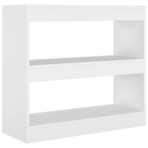 vidaXL Biblioth&egrave;que/S&eacute;parateur de pi&egrave;ce Blanc 80x30x72 cm