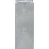 vidaXL Piquets de cl&ocirc;ture 6 pcs Argent&eacute; 12x6x60 cm Acier galvanis&eacute;