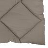vidaXL Duvet d'&eacute;t&eacute; simple Gris clair 220 x 200 cm Microfibre