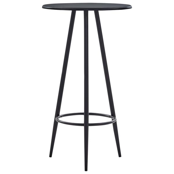 vidaXL Ensemble de bar 3 pcs Similicuir Blanc