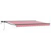 vidaXL Cadre de store manuel avec LEDs 4,5 &times; 3 m