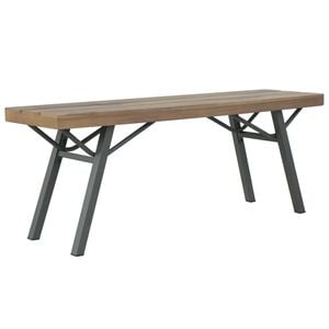 vidaXL Banc de jardin 120 cm Bois d'acacia solide