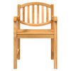 vidaXL Ensemble &agrave; manger de jardin 3 pcs Bois de teck massif