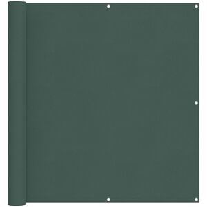 vidaXL &Eacute;cran de balcon Vert fonc&eacute; 110 x 600 cm Tissu Oxford