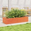vidaXL Jardini&egrave;re cire marron 110x40x23 cm bois de pin massif