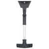 vidaXL Kit de pelle &agrave; neige 3 en 1 noir aluminium