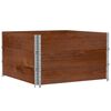 vidaXL Jardini&egrave;re marron 100x100 cm bois massif de pin