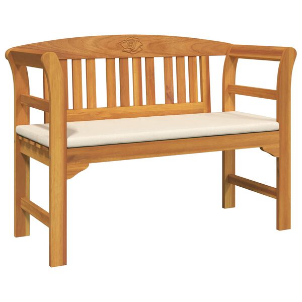 vidaXL Banc rose Naturel 114 x 46 x 82,5 cm Bois d'Acacia Massif