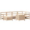 vidaXL Salon de jardin 7 pcs bois de pin massif