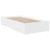 vidaXL Cadre de lit avec tiroirs sans matelas blanc 75x190 cm