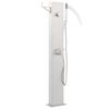 vidaXL Robinet de douche de jardin 110 cm Acier inoxydable