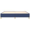 vidaXL Cadre de lit bleu 200x200 cm tissu
