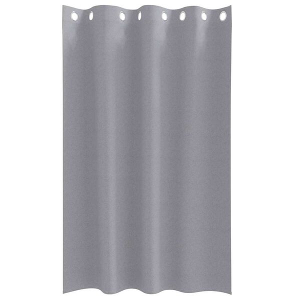 vidaXL Rideaux occultants avec anneaux 2 pcs Gris clair 175 x 140 cm