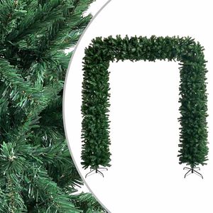 vidaXL Arche d'arbre de No&euml;l Vert 240 cm