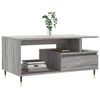 vidaXL Table basse Sonoma gris 90x49x45 cm Bois d'ing&eacute;nierie