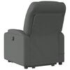 vidaXL Fauteuil de massage inclinable Gris foncé Tissu