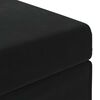 vidaXL Tabouret Noir 61 x 41 x 40 cm Velours et Bois Composite
