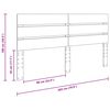 vidaXL T&ecirc;te de lit Ch&ecirc;ne Sonoma 200 cm Bois d'ing&eacute;nierie