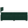 vidaXL Sommier &agrave; lattes de lit avec matelas vert fonc&eacute; 120x190 cm