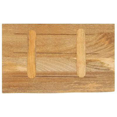 vidaXL Dessus de table à bord vivant 50x30x2,5 cm bois massif manguier