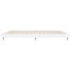vidaXL Cadre de lit sans matelas blanc brillant 120x200 cm