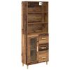 vidaXL Haut Armoire Bois Ancien 69,5 x 34 x 180 cm Bois d'ing&eacute;nierie