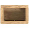 vidaXL Ensemble de mobilier de salle de bain FLORO 3 pcs Cire marron