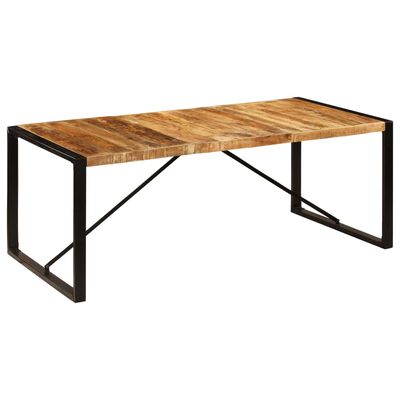 vidaXL Table de salle à manger 200x100x75 cm Bois de manguier solide