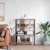 vidaXL &Eacute;tag&egrave;re Ch&ecirc;ne artisanal 82 x 32 x 112 cm Bois d'ing&eacute;nierie