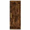vidaXL Buffet haut Ch&ecirc;ne fum&eacute; 34,5x34x180 cm Bois d'ing&eacute;nierie