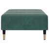 vidaXL Repose-pied vert fonc&eacute; 77x55x31 cm velours