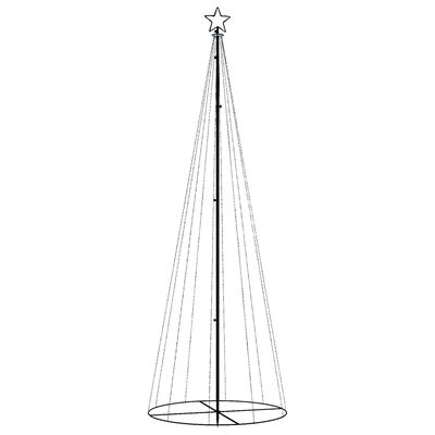 vidaXL Arbre de Noël cône 310 LED Blanc chaud 100x300 cm