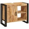 vidaXL Meuble sous &eacute;vier Marron 71 x 33 x 58 cm Bois de mangue massif