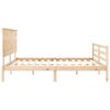 vidaXL Cadre de lit sans matelas bois massif