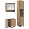 vidaXL Ensemble de mobilier de salle de bain 3 pc Ch&ecirc;ne artisanal